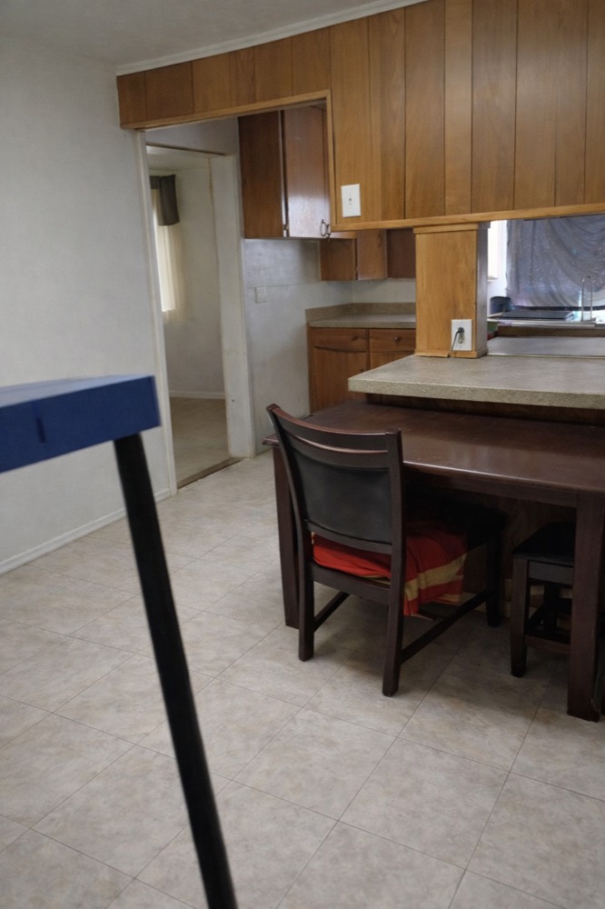 Clean, cleared room after debris removal